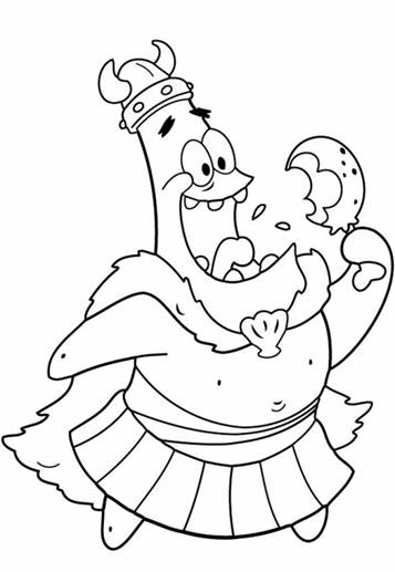 Kids-n-fun.com | 48 coloring pages of Patrick Starfish